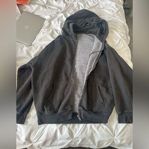Brandy Melville oversized zip up